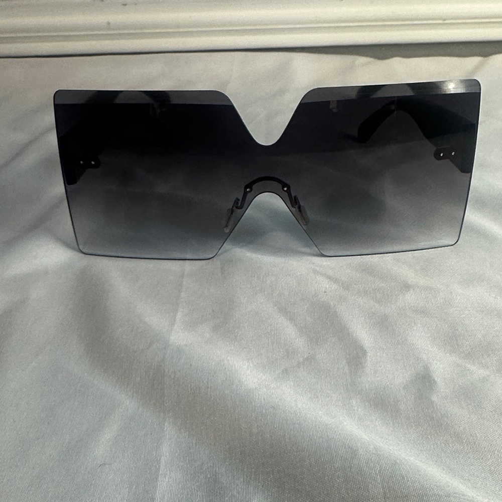 Oversized Black Sunglasses